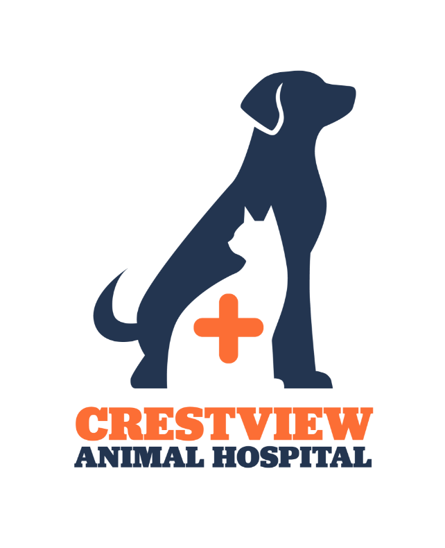 Crestview动物医院的标志