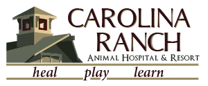 卡罗来纳农场动物医院和度假的标志