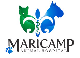 Maricamp动物医院的标志