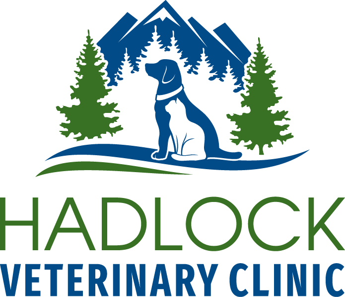 Hadlock兽医诊所的标志