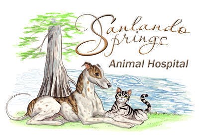 Sanlando泉动物医院的标志