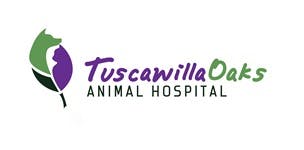 Tuscawilla橡树动物医院的标志