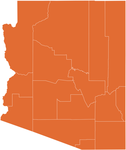 亚利桑那州地图